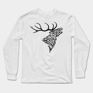 Roaring Stag Tribal Long Sleeve T-Shirt